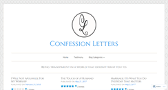 Desktop Screenshot of confessionletters.com