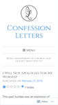 Mobile Screenshot of confessionletters.com